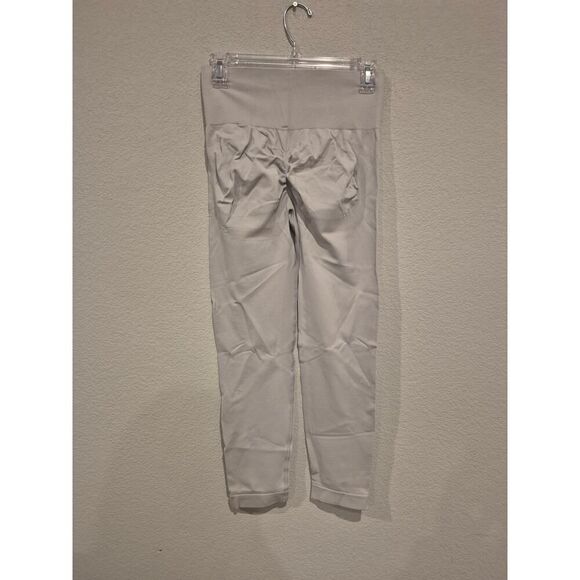 Halara Womens Seamless Workout‎ Yoga Athletic Leggings Size L Light Grey NWT - Picture 2 of 9
